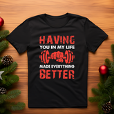 open lay black gym t shirt everything better