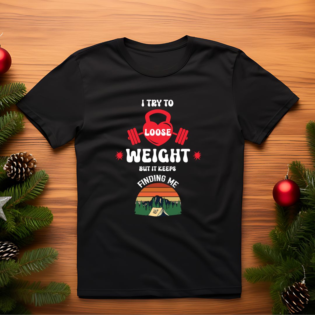 open lay black gym t shirt loose weight