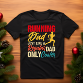 open lay black running t shirt cooler dad