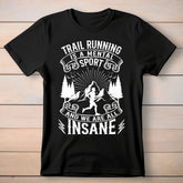 open lay black running t shirt trail mental sport