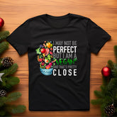 open lay black vegan t shirt not perfect