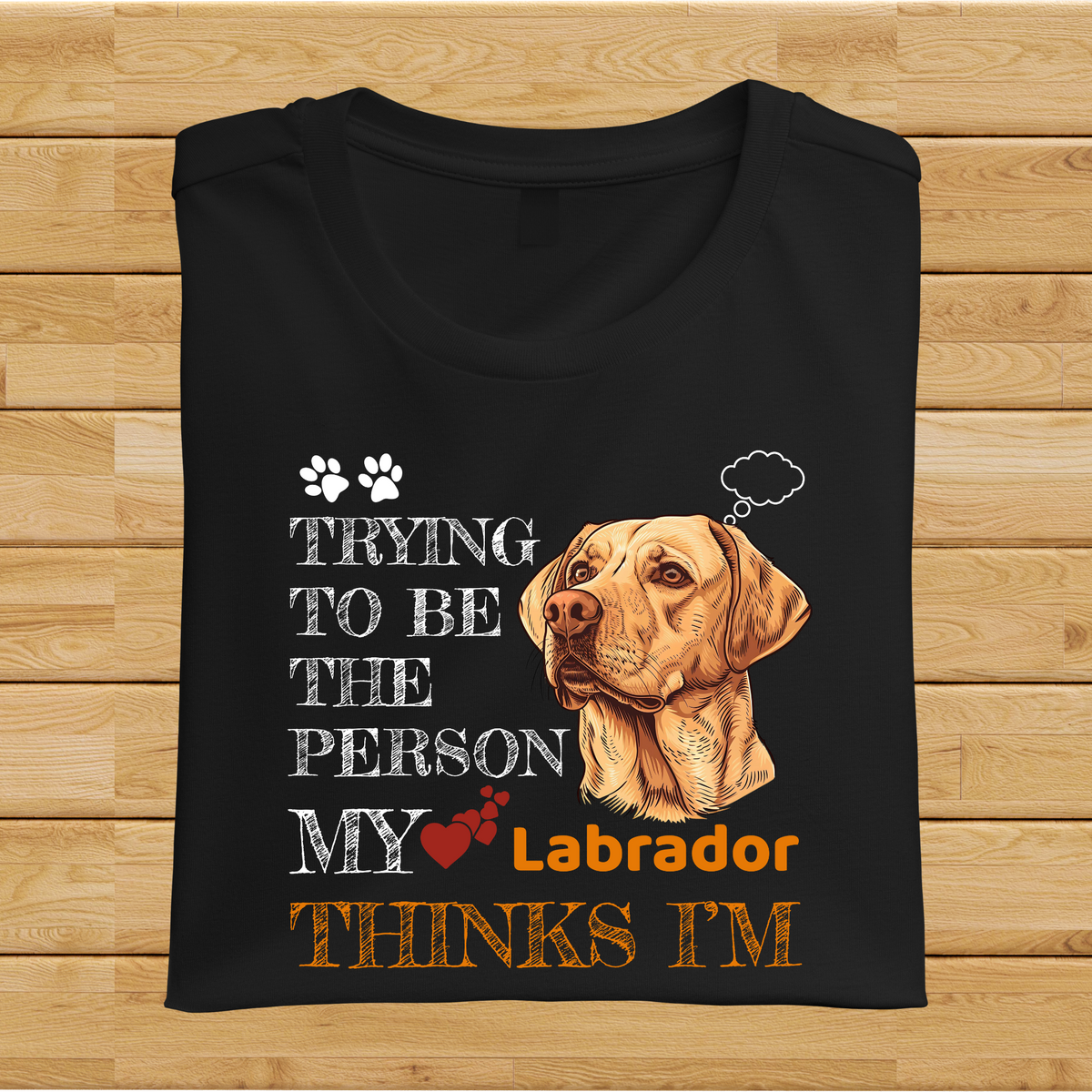 Trying to be the person my Labrador thinks I am