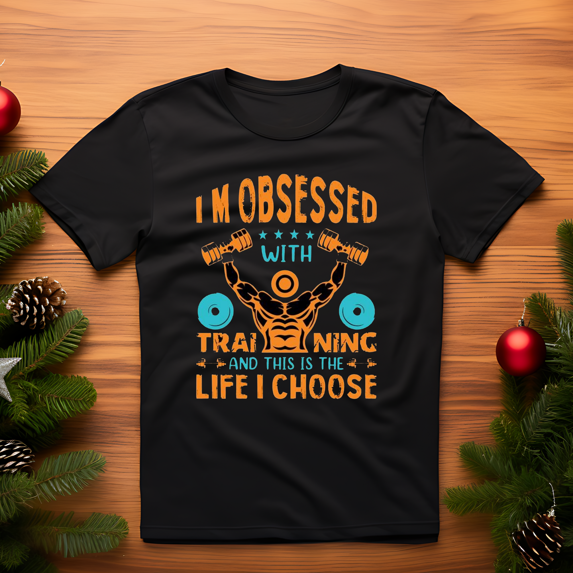 open lay black gym t shirt obsessed with training