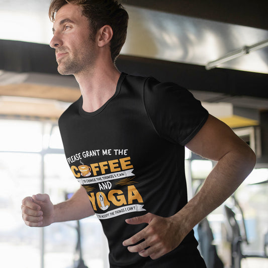 Please grant me Coffee and Yoga - T Shirts